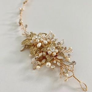 Rose Gold Bridal Hair Piece